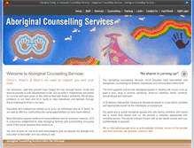 Tablet Screenshot of aboriginalcounsellingservices.com.au